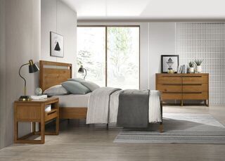 Bloc Bedroom Walnut Product Image